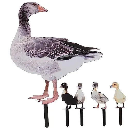 Produktbild: BESPORTBLE 4 Sets Garten Ornamente Outdoor Acryl Garten Stake Innen Figurine Hof Kunst