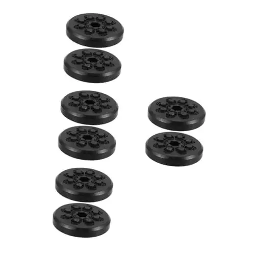 Produktbild: BESPORTBLE 4 Sätze Skateboard-Handschuhe Teile Für Rollschuhe Downhill Slider Puck Skate-Tool Skateboard-Slider Schutzausrüstung Longboard-Slider Schiebe-Puck Pucks Black Plastik 2 Stück * 4