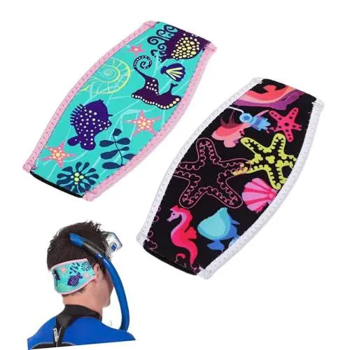 Produktbild: BESPORTBLE 4 Sätze Tauchermaske Pädiprotect Schutzzelt Schirmständer Verkleidung Diving Brillenbandabdeckung Taucherbrillenbandhülsen Haarschutzhüllen Schwimmbrillenbänder Neopren 2 Stück * 4