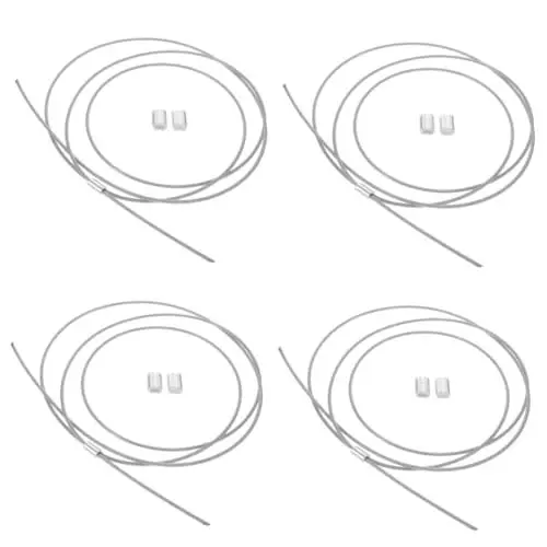 Produktbild: BESPORTBLE 4 Sets String Basketballnetz Zum Bespannen Von Basketbällen Korbball Basketballkorb Netz Seil Korb Netz Einfädeln Korb Netz Zubehör Befestigungsschnurnetz