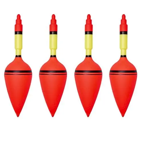 Produktbild: BESPORTBLE 4 Stück Angelschwimmer Angel-Kits Fischköder Schwimmen Bausätze Schwimmt Bobber-kit Gewichtete Schwimmer Fischschwimmer Schwimmer Sinker Angelboje Angelhaken Scheinen Plastik