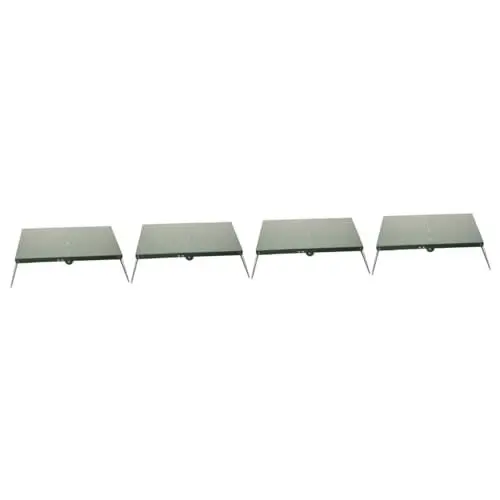 Produktbild: BESPORTBLE 4 Stück Campingtisch Camping Küchenzubehör Campingtisch Klapptisch Grilltische Für Draußen Camping Spülstation Tragbarer Camping Küchentisch Tragbarer Tisch Camping