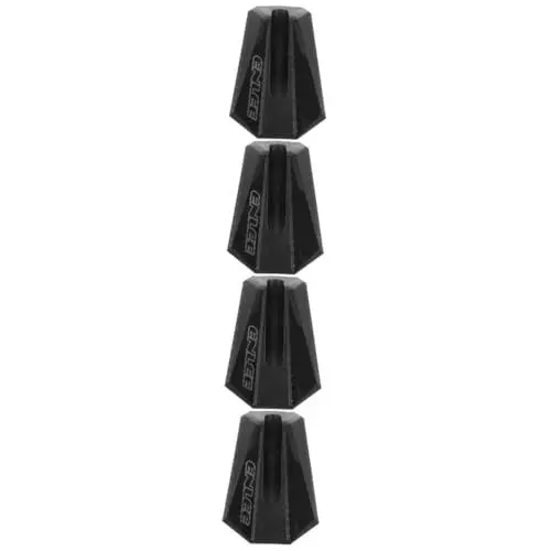Produktbild: BESPORTBLE 4 Stück Fahrradständer Heimtrainer Matte Für Stationäres Fahrrad Fahrradtrainerständer Fahrrad-vorderrad-riser-matte Indoor Fahrradtrainer Ständer Fahrrad-radhalter Plastik
