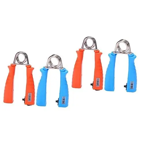 Produktbild: BESPORTBLE 4 Stück Fingerverstärkungsring Verstellbare Handgriffe Kraftgriff Am Handgelenk Finger Stärken Verstellbare Klemme Greifer Für Unterarmtrainer Handtrainer Fitness Haushalt Suite