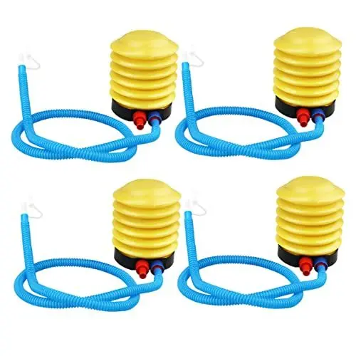 Produktbild: BESPORTBLE 4 Stück Fußpumpe Matratze Fu?pumpe Luftpumpe Aufblasvorrichtung Aufblasbare Fußluftpumpen Fußluftpumpe Inflator Yoga Ball Fu?pumpe Strandpumpe Fitness Plastik Pedal Volleyball