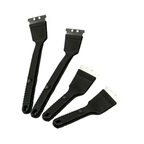 Produktbild: BESPORTBLE 4 Stück Grillbürste aus Edelstahl BBQ Brush Grill Cleaner Outdoor- Grillschaber Holzkohlegrill Bratpfanne Grillbürstenschaber grillreiniger für Grills draussen Zubehör Gas