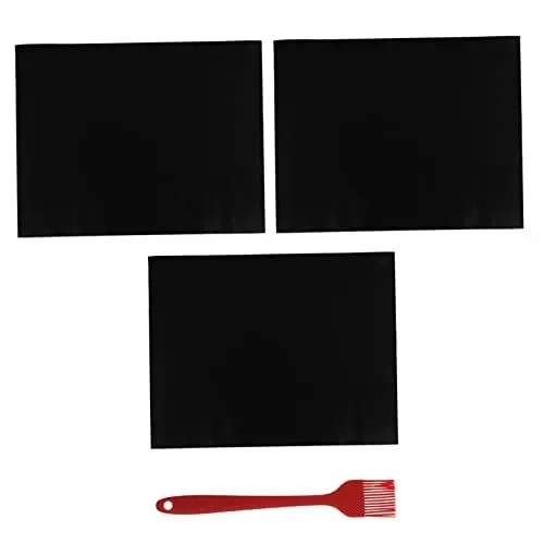 Produktbild: BESPORTBLE Barbecue Pad Grid Mat 4er-Set Antihaft-hitzebeständige Wiederverwendbare Backmatten Für BBQ-kochprojekte