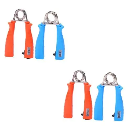 Produktbild: BESPORTBLE 4 Stück Handgreifer Handpresse Arm-handgelenk-trainingsgerät Fingerstärkung Turnanzüge Verstellbare Handgriffe Fitnessgriff Handstärkung Krafttrainer Unterarmtrainer Handtrainer