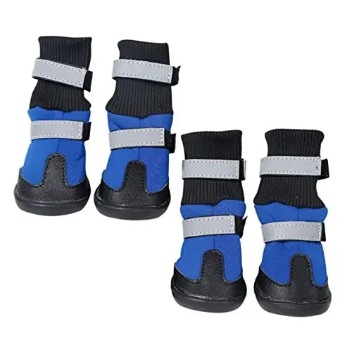 Produktbild: BESPORTBLE Schneestiefel für Hunde 4er-Pack Schlauchschuhe Warme Schuhe – Hundeschuhe Outdoor-hundeschuhe für Das Wetter