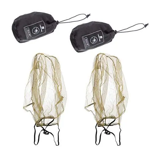 Produktbild: BESPORTBLE 4 Stück Insektenmaske Mesh-Gesichtsmaske Camping Moskitonetz Outdoor-moskitonetz Kopfnetz Für Insekten -Hut Mesh-gesichtsabdeckung Atmungsaktives Netz Draussen Gitter