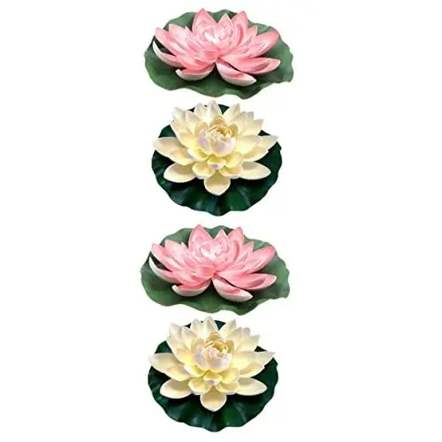 Produktbild: BESPORTBLE 2sets Schwimmende Blumen Teich Dekorationen Künstliche Decor Schwimmende Simulation Anlage Decor 2 Stücke * 2