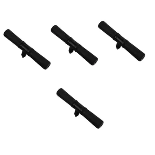 Produktbild: BESPORTBLE 4 Stück Pumpengriff Aufblasgerät Handpumpenanschlüsse Handbuch Schröpfen isolierte Becher Inflatorgriff Ersatzgriff für Handpumpe Handpumpenanschluss Griff für Pumpe Eisen Black