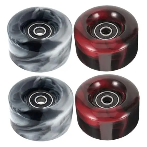 Produktbild: BESPORTBLE 4stücke Roller Skate Räder Dekorative Pu Indoor-Skating Langlebig Und Verschleißfest Inklusive Lager Geeignet Für Betonoberflächen
