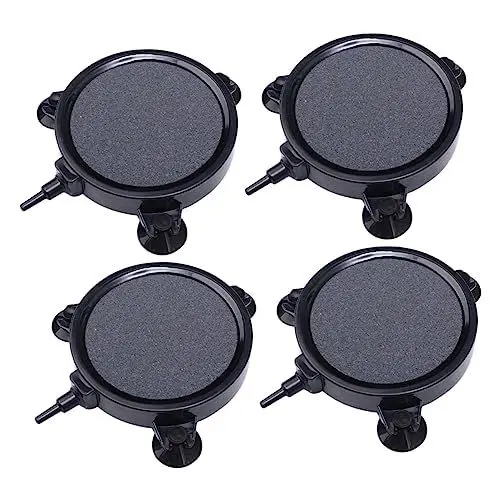 Produktbild: BESPORTBLE 4 Stück Saugnapf-blasenscheibe Aquarium Luftstein Für Aquarien -diffusor Luftdekor Sprudelstange Für Aquarien Luftstein Blasenstein Abs Und Quarzsand Blasentablett