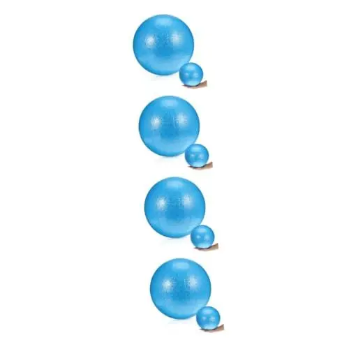 Produktbild: BESPORTBLE 4 Stück Yoga Bälle Yoga Zubehör Workout Pilates Ball Balancieren Stabilitätstrainer Pilates Ausrüstung Pilates Trainer Kleiner Gymnastikball Wiederverwendbarer