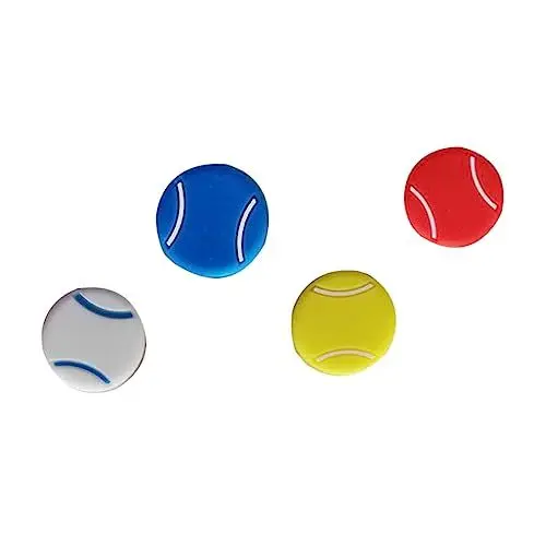 Produktbild: Happyyami 4 Stück Tennis Stoßdämpfer Werkzeug Gummiband Dämpfung Kieselgel