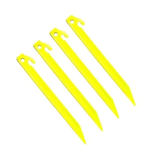 Produktbild: BESPORTBLE 4er Set Camping Zelt Heringe Aus Robustem ABS Schwere Duty Zeltpflöcke Für Outdoor Aktivitäten Bodenanker Für Camping Trekking Und Gartenarbeit