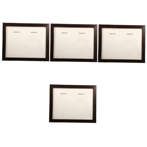 Produktbild: BESPORTBLE 4er-Box Medaillenanzeigerahmen Münzvitrine Herausfordern Urkunden- Urkunde Medaillenrahmen Porträt-bilderrahmen Medaillen-fotorahmen Desktop-bilderrahmen Sport Holz Metall