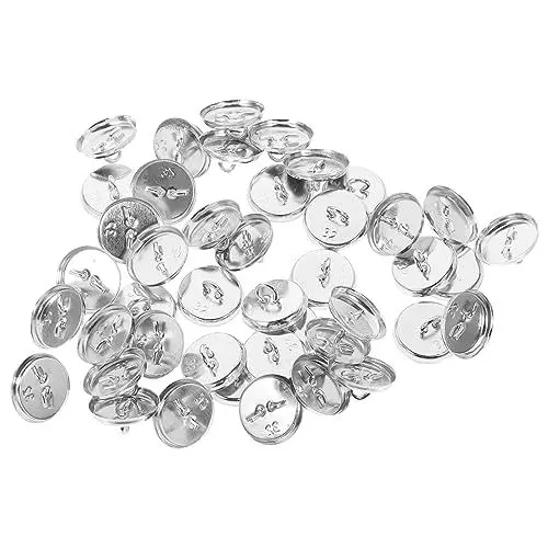 Produktbild: BESPORTBLE 50 Stück Werkzeug Für Den Garten Pflanzliche Unterstützung Metallanker Innenanker Pfahlunterstützung Kletteranker Für Orchideen Garten Spalier Zubehör Aluminium Pflanze