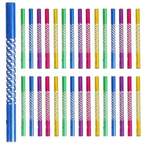 Produktbild: BESPORTBLE 50 Stück Windspiele Windspielrohr Handwerkliche Röhren Windspiel Selber Machen Leere Röhren Windspiel Windspielröhren Windspiel Handwerk Spielzeug Außen Glockenspiel Bels Metall