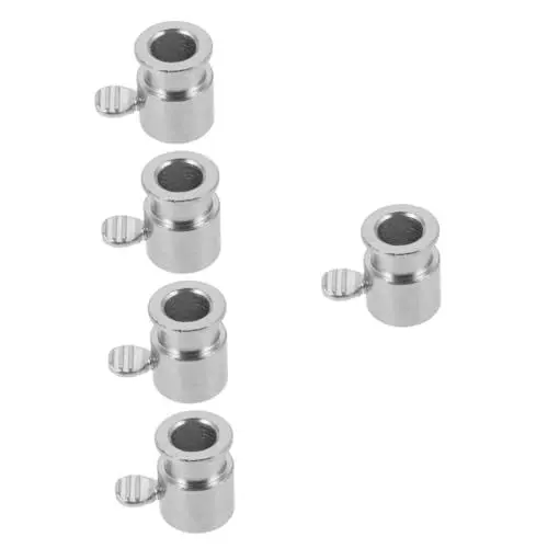 Produktbild: BESPORTBLE 5St Grill Toastständer Wiederverwendbare Spuckstopper Airfryer-Korb Spatel Rotisserie Zubehör Rotisserie Halterung Stabile Spuckstopper Rotisserie-Versorgung Eisen Silver
