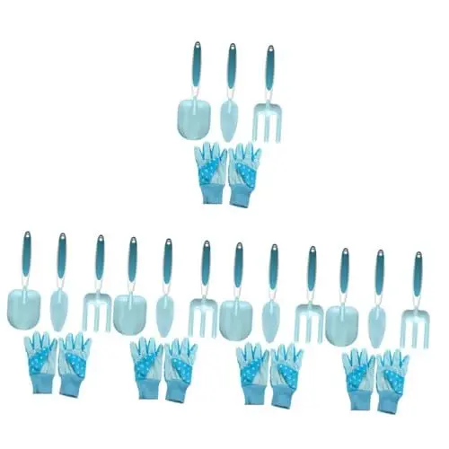 Produktbild: BESPORTBLE 5 Sets Gartenwerkzeug-Set Gartenkelle Schaufel Rechen Handwerkzeuge Pflanzwerkzeuge Umpflanzen Schaufel Grubber Komfortabler Griff
