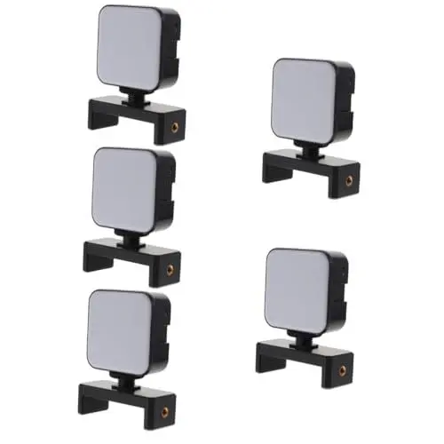 Produktbild: BESPORTBLE 5 Sätze Handy-Fülllicht LED-Videolampe Live-Stream-Licht Computerlicht LED-Videoleuchte Telefonlicht LED-Fülllampe Kamera Computerbeleuchtung Zubehör Handy licht Videolicht Plastik
