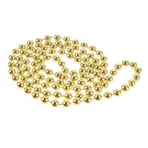 Produktbild: BESPORTBLE 5 Stück faschingskostüme karnevalskostüme karnevalsparty karnevalskleidung accessoires fasching Partygeschenk Karneval Perlenkette dekorative Karnevalskette Plastik Yellow