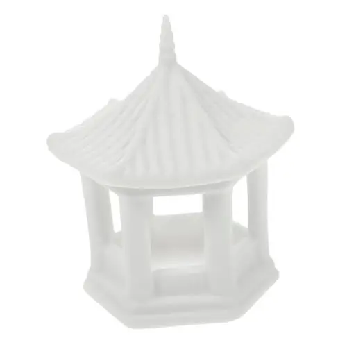 Produktbild: BESPORTBLE 5 Stücke Chinesischen Pavillon Keramik Statue Mini Zen Pagode Für Aquarium Garten Desktop Teich Dekorative Ornament