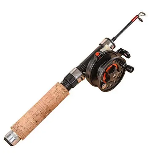 Produktbild: BESPORTBLE 65 cm Tragbare Teleskop Winter Angelrute Spinning Fisch Hand Angelgerät Angelrute Set