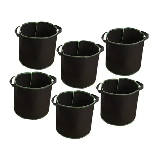 Produktbild: BESPORTBLE 6St Pflanzkübel gartenwerkzeuge Garten wergzeug Pflanzzubehör gartenpflanzen gemüseanbau Wickeltaschen aus Vliesstoffen Beutel für den Kartoffelanbau Pflanztaschen für Gemüse