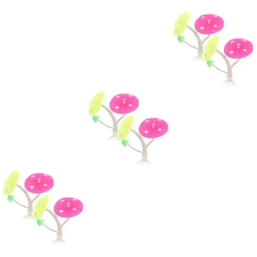 Produktbild: BESPORTBLE 6 STK Ruhebett für Aquarien aquaristik zubehör Aquarium Zubehör Silikonpilz Betta Betta-Pilz Ornament kunstpflanze Pilzhängematte Fischversteck aus Silikon Panzer