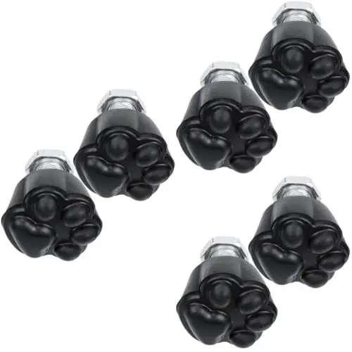 Produktbild: BESPORTBLE 6 STK Schlittschuhbremsen Gummibremse für Rollschuhe Rolle Tragbare Skate-Plugs Bremsklotz Quad-Skates Zehenstopper Ersatzbremsen für Schlittschuhe Aufhören Zubehör Bremskopf Stahl