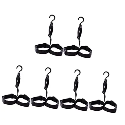 Produktbild: BESPORTBLE 6 Sets Schuhregal Schuhe Kleiderbügel Angeln Wathose Halter Skischuh Tragegurt Outdoor-Zubehör Wäscheständer Outdoor-Angelzubehör Angeln Wathose Stiefelaufhänger Hängegurt