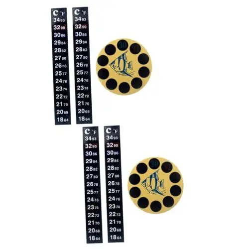 Produktbild: BESPORTBLE 6 Stk Aquarium-thermometer Aufkleber Für Aquarien Patch-thermometer Für Aquarien Aufkleber Für Fischbecken Aquariumthermometer Wasserthermometer Zubehör Bierthermometer