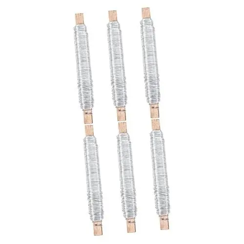 Produktbild: BESPORTBLE 6 Stk Eisendraht Kranz aus Metall Gartendraht für Pflanzen Blumendraht DIY Blumenarrangements Sicherungsdraht binden Gartenbündeldrähte Simulation Blumenstiele Anlage Kabelbinder