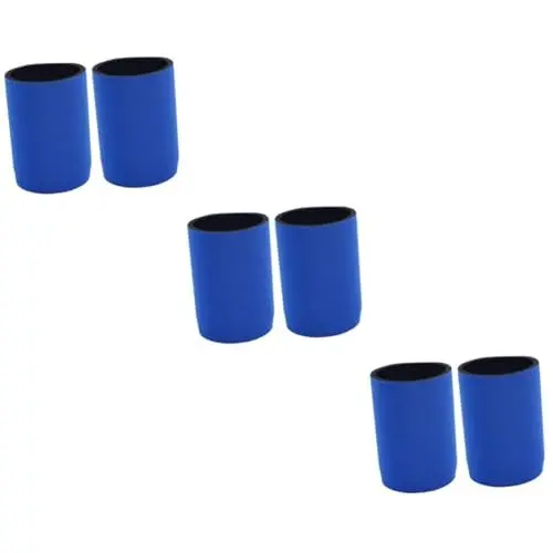 Produktbild: BESPORTBLE 6 Stk Tassenständer Bierdosen-Kulis-Abdeckungen blaue Glasflasche Bierdose Isolator Bierglas Kühler Körbchenhülse Tasse Beutel Camping Cup-Sets Cup-Tasche Flaschentasche Kaffee