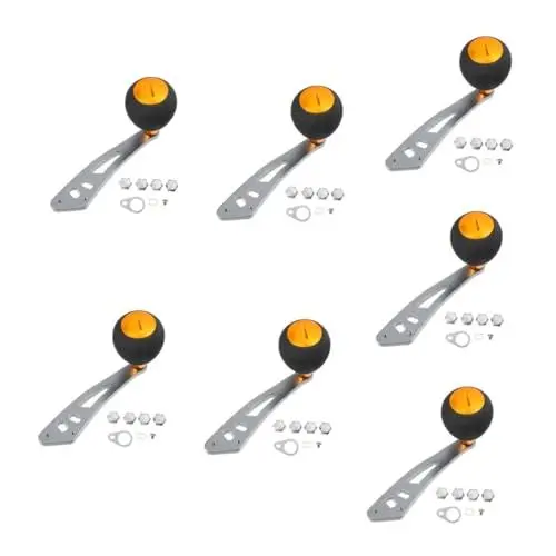 Produktbild: BESPORTBLE 7St Angelrollenwippe Ersatzgriff Angelrolle Angelboot Zubehör Angelrolle Kurbel Angelrolle Reparaturteile Metall Werkzeug Angelausrüstung handhaben rotieren Griffigkeit Eva