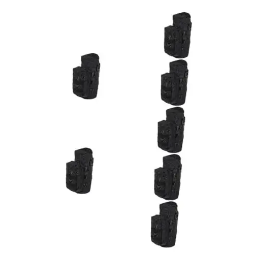 Produktbild: BESPORTBLE 7 STK Tasche für Wasserflaschen wasserflaschentasche flaschenschutz flaschenregal im Freien wiederverwendbar behälter Outdoor-Wasserflaschenhalter Flaschentasche aus Nylon Black