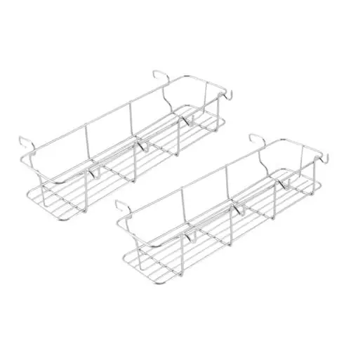 Produktbild: BESPORTBLE 8 STK Aufbewahrung sbox für Grill Kohlekorb Gewürz-Hängekorb Gewürze Camping zubehör Grillkorb zur Aufbewahrung Gestell Haushalt Aufbewahrungskiste Herd Lagerregal hängender Korb
