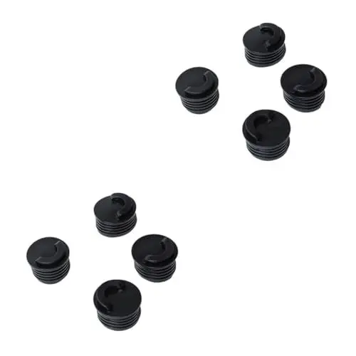 Produktbild: BESPORTBLE 8 STK Kajak Stecker Austausch des Abflusslochstopfens Zubehör Stecker Wasserstecker Scupper-stecker Stecker Für wasserdichte Stecker Zubehör Für Angelboote Kanuzubehör Black