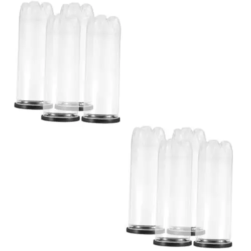 Produktbild: BESPORTBLE 8 STK Tennis-Zylinder Klare Flasche Mit Kleinen Kugeln Halter Für Sportbälle Tragbarer Tennis-Organizer Tenniszylinder Klarer Kugelbehälter Bällehalterflasche Tennis Versorgung PVC