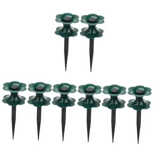 Produktbild: BESPORTBLE 8 Stk Pfähle Für Die Gartenarbeit Halterungen Für Gartenschlauchhalter Hochleistungshalterungen Rohrstützen Wasserschlauch Straßengestüt Plastik Modellieren