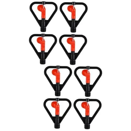Produktbild: BESPORTBLE 8 Stück 360 Sprühgeräte für Rasen und Garten Rasenzerstäuberkopf Sprinkleranlage verstellbarer Sprinkler sprühkreide sprühkopf watering sprühwischer Wassersprüher Wassersprinkler
