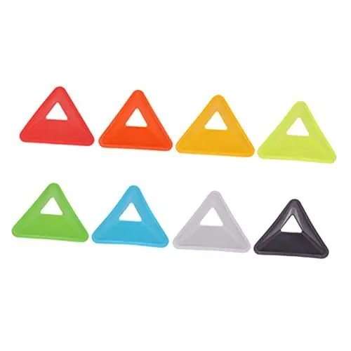 Produktbild: BESPORTBLE 8 Stücke Fuß Logo Platte Outdoor Sachen Für Kinder Trofeos De Fuß Fußbälle Für Kinder Fußballtraining Disc Feldmarkierung Fußballtraining Fuß Runde