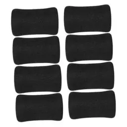Produktbild: BESPORTBLE 8st Schwammbezug Für Fitnessgeräte Abdeckung Der Beinstreckermaschine Schwammrolle Zum Trainieren Schwammpads Gepolstertes Knieroller-zubehör Übungsrolle Mit Schwammbezug Black