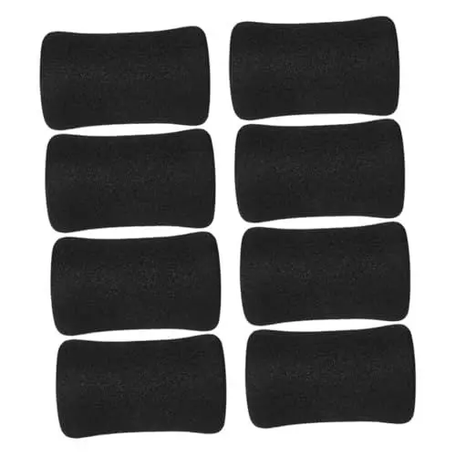 Produktbild: BESPORTBLE 8st Schwammbezug Für Fitnessgeräte Abdeckung Der Beinstreckermaschine Schwammrolle Zum Trainieren Schwammpads Gepolstertes Knieroller-zubehör Übungsrolle Mit Schwammbezug Black