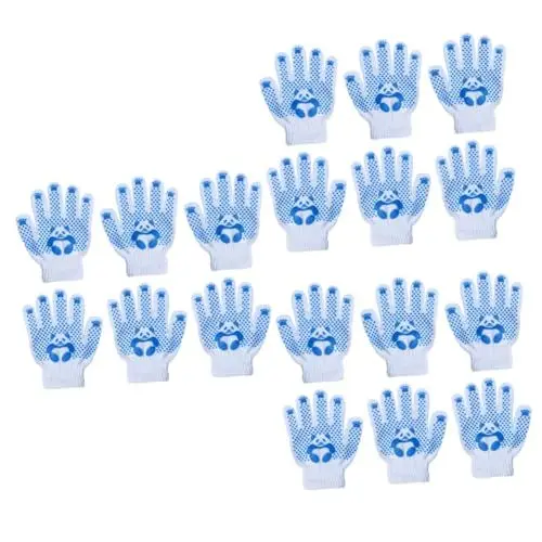 Produktbild: BESPORTBLE 9 Paare Panda-handschuhe Graben Baumwoll-handschuhe Handschuhe Aus Polyester-baumwolle Gartenhandschuhe Für Kleinkinder Atmungsaktive Kinder Stoff Schutz Arbeit