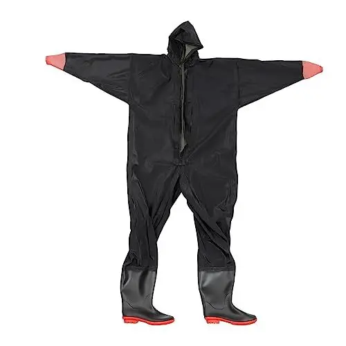 Produktbild: PACKOVE Anglerhose Wathosen Für Männer Frauen Anzug Damen Angelhosenanzüge Anglerstiefel Wathosen Watanzüge Zum Angeln Nass Neopren Hüftwathosen Angelanzüge Overall Herren Mann Gestrick