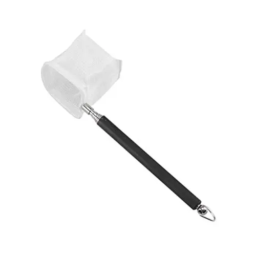 Produktbild: BESPORTBLE Aquarium Net Für Fische Und Garnelen Ausziehbares Quadratisches Fangnetz Mit Ergonomischem Griff Für Aquarienpflege Und Wasserqualität